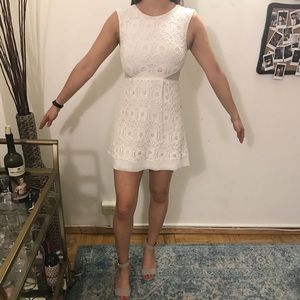 Urban Outfitters ivory eyelet dress - worn once